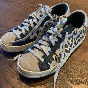 P448 leopard sneakers